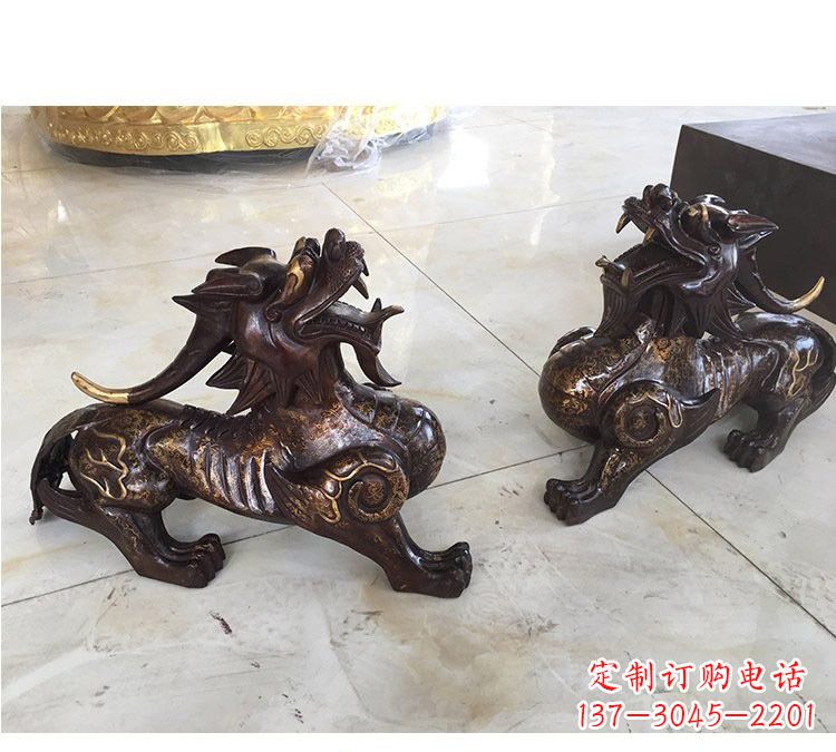 益阳浙江中领雕塑:高质量貔貅铜雕像