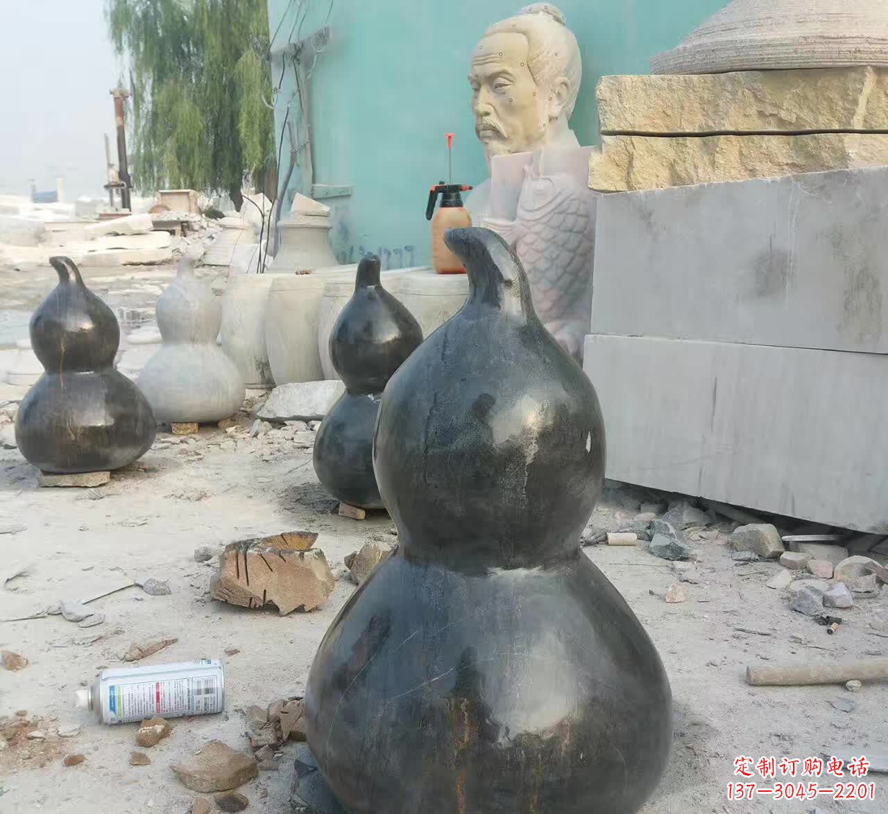 益阳辟邪葫芦石雕