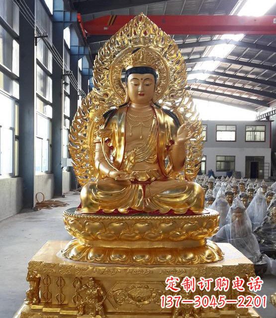 益阳手工精雕如来佛塑像
