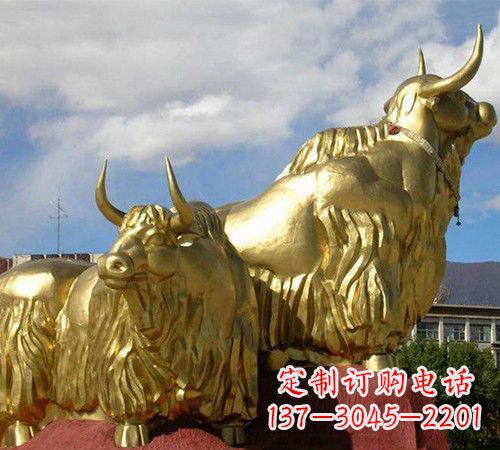 益阳牦牛铜雕，传承西藏文化的质朴美感