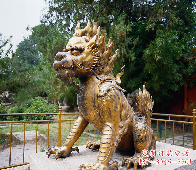 益阳精美雕刻,令人叹为观止的麒麟铸铜雕塑