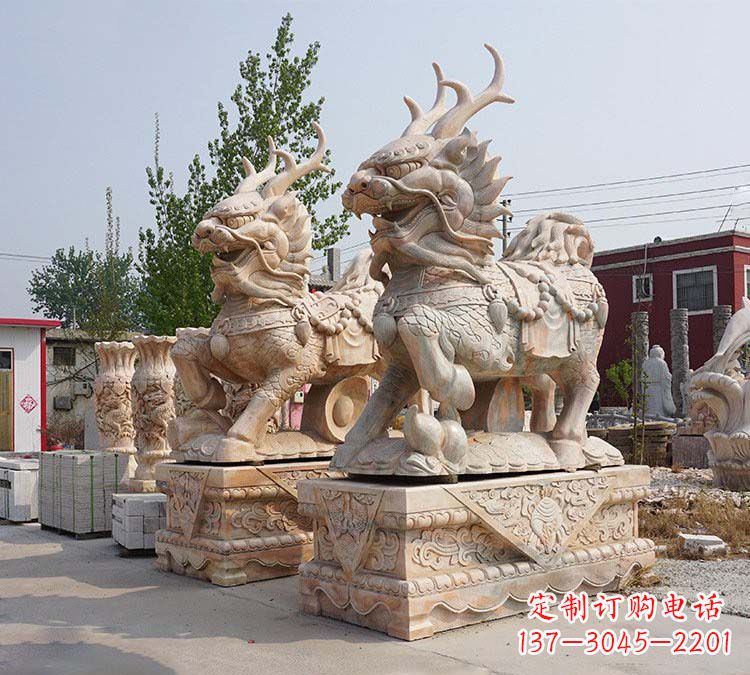 益阳麒麟镇宅石雕塑,品质卓越,匠心之作