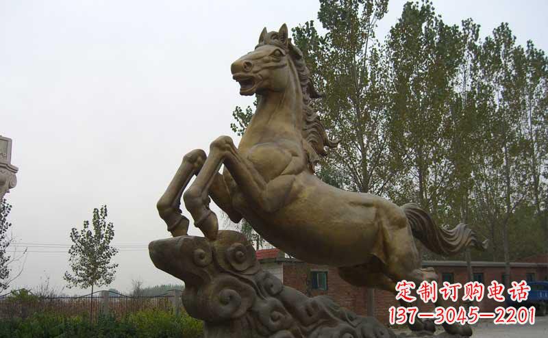 益阳领雕塑专业设计制作高端精美的马铜雕,装饰…