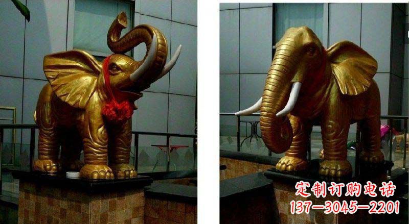 益阳专业定制:大象铜雕