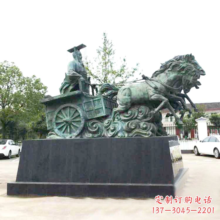 益阳秦始皇雕塑,震撼历史魅力