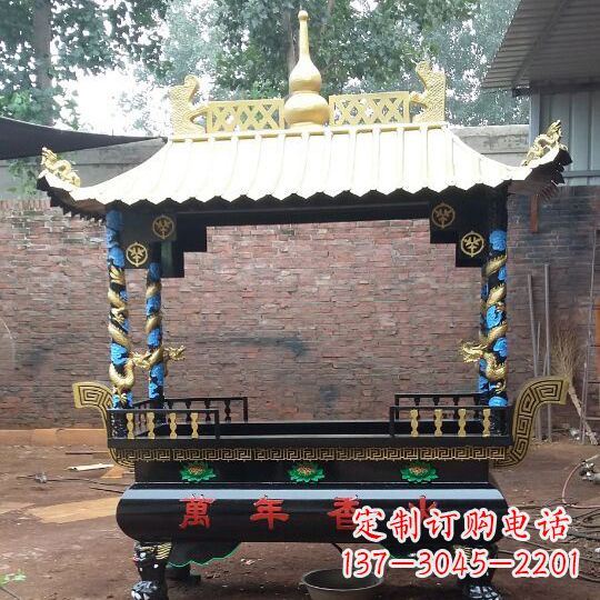 益阳琴书侣文铜香炉|传承文雅风韵