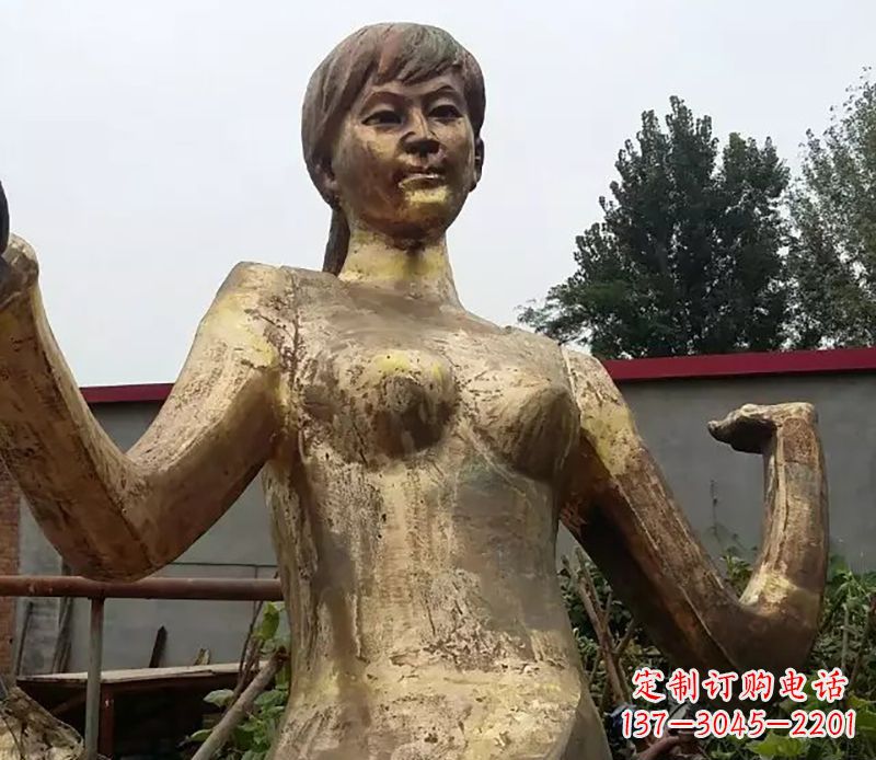 益阳中领雕塑的精美青年雕塑经典实物塑造,给人…