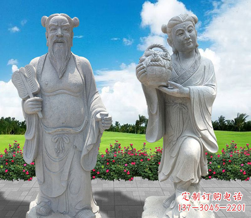 益阳青石八仙过海石雕