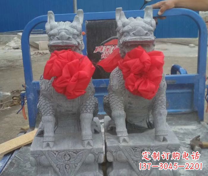 益阳古典麒麟雕塑,带着神秘古典气息