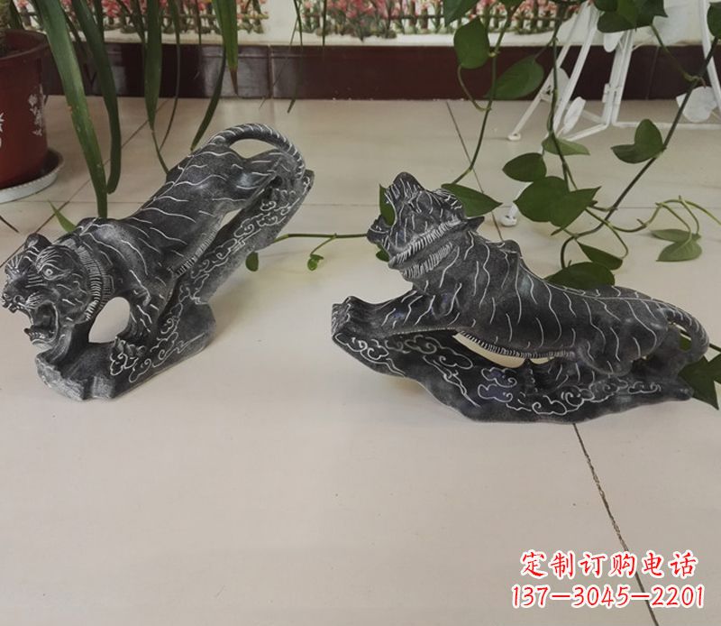 益阳青石大型老虎雕塑是由中领雕塑设计制作的一…