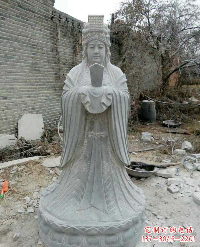 益阳青石妈祖神像雕塑,传承中华民族精神