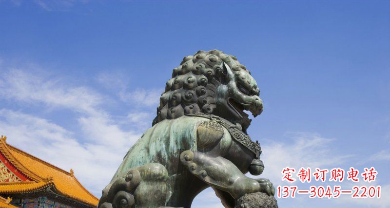 益阳青铜故宫狮子雕塑--精美绝伦