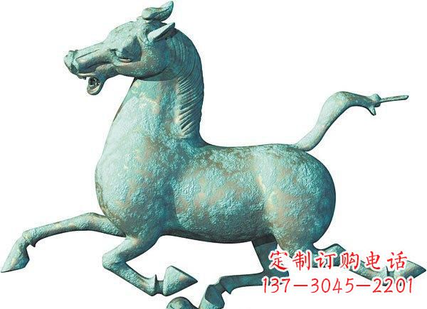 益阳青铜马踏飞燕–精美绝伦的精雕细琢