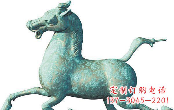 益阳青铜马踏飞燕雕塑 (2)