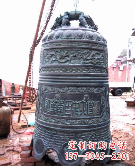 益阳精美历久弥新的青铜钟雕塑