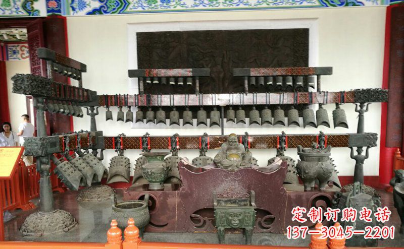 益阳编钟古典铜雕,灵魂之声传承