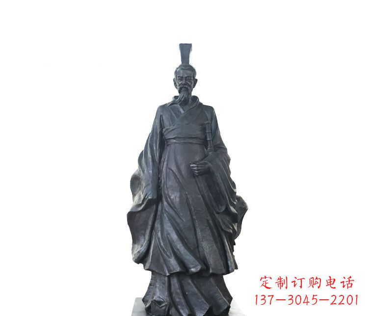 益阳精美绝伦的屈原雕塑