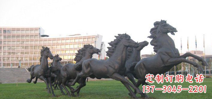 益阳群马公园动物铜雕,让艺术描绘你的故事