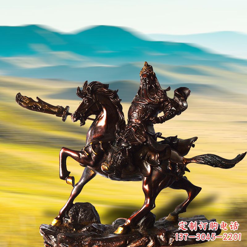 益阳中领雕塑:关公铜雕,永不褪色的传奇