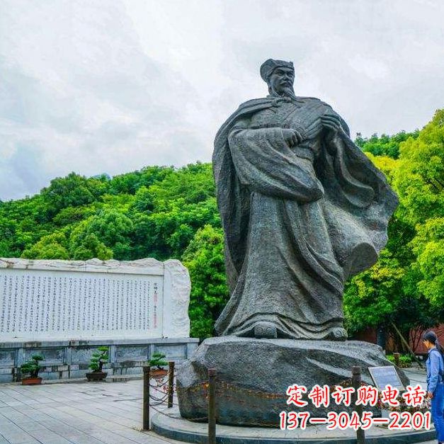 益阳汇聚历史荣光——中领雕塑诸葛亮雕塑