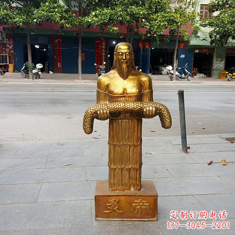 益阳昆仑山神农雕塑像,传承古老艺术