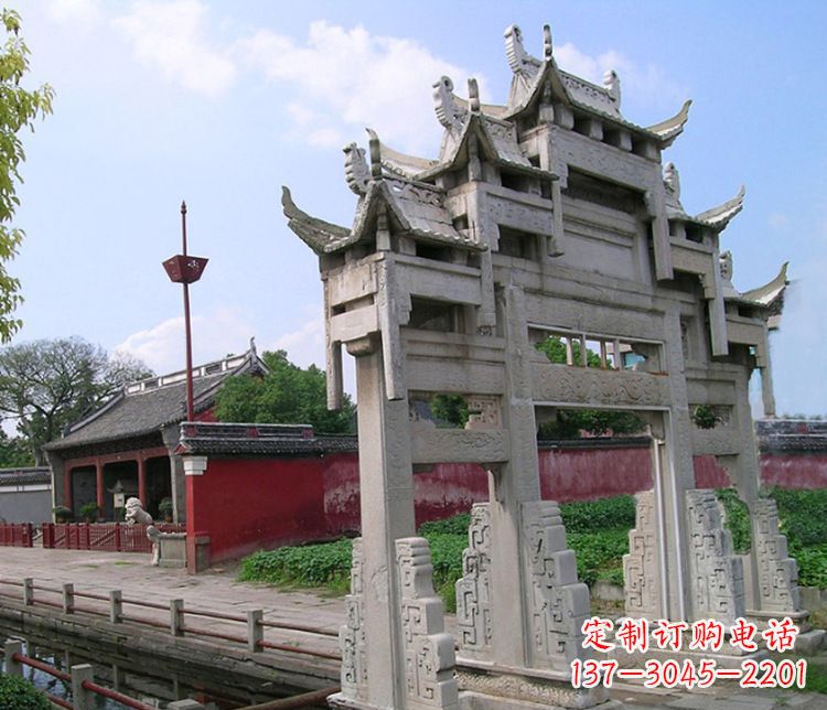 益阳专业大型牌坊石雕制作