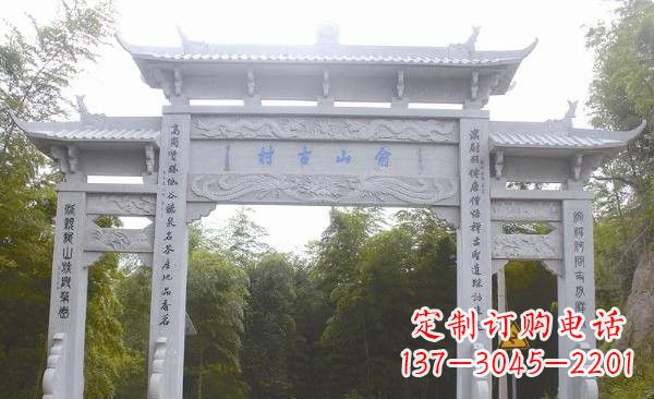 益阳让精美的牌坊雕塑为您打造精美环境