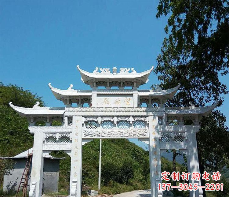 益阳钜大牌坊石雕——传承古典精美之美