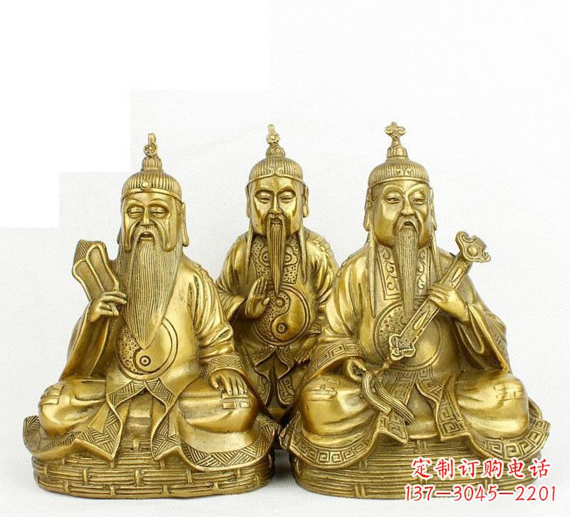益阳三清祖师神像铜雕