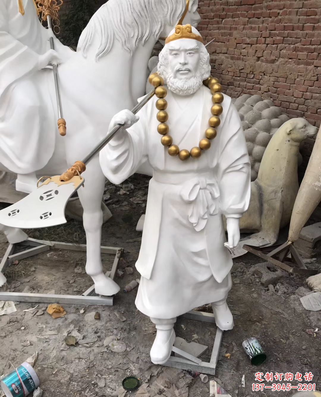 益阳沙和尚人物石雕,精美而有灵气