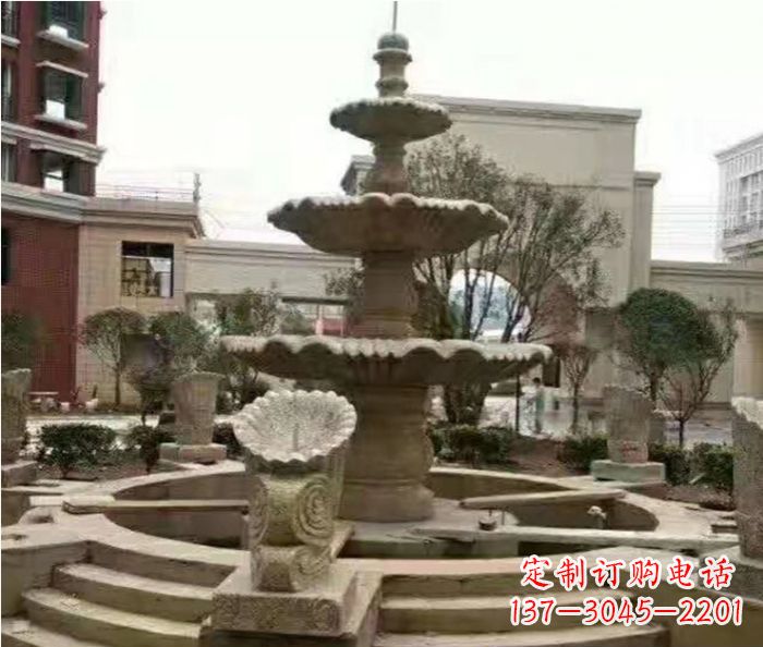 益阳高品质砂岩喷泉雕塑