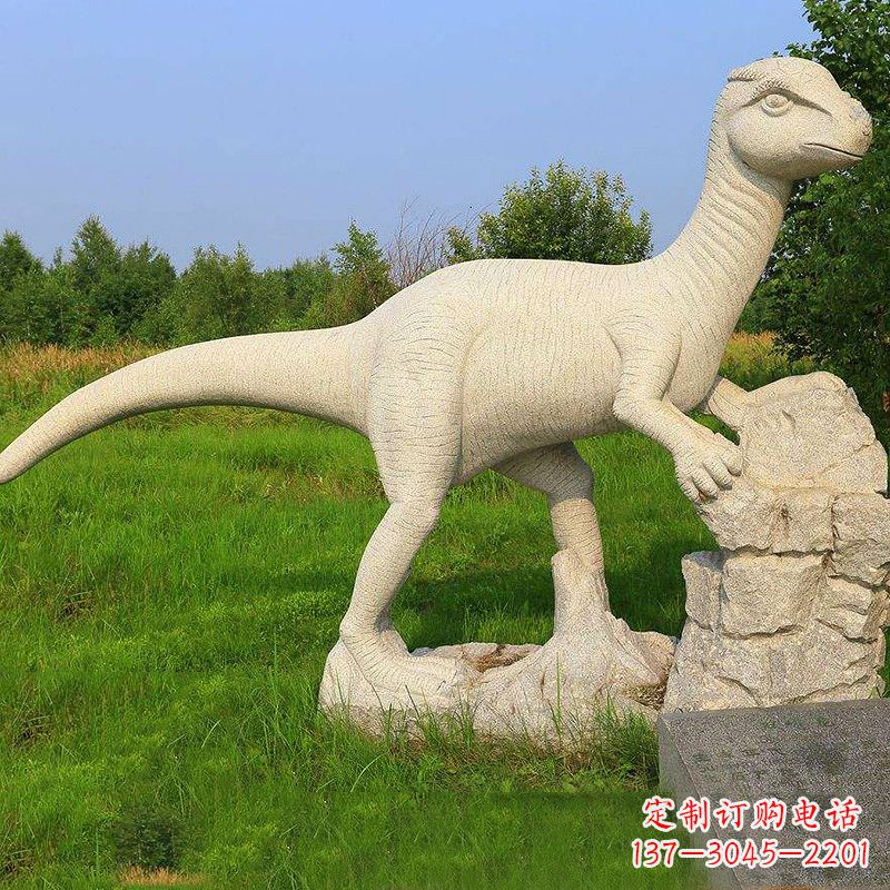 益阳雕刻恐龙的砂岩艺术