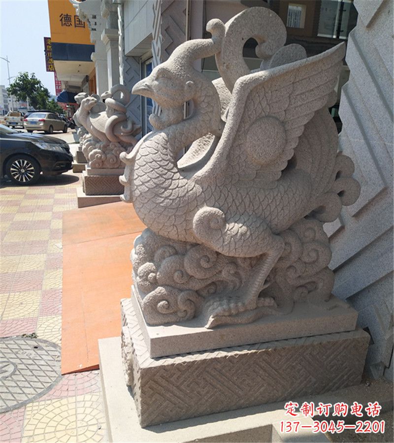 益阳珠江朱雀——精美古典雕塑摆件