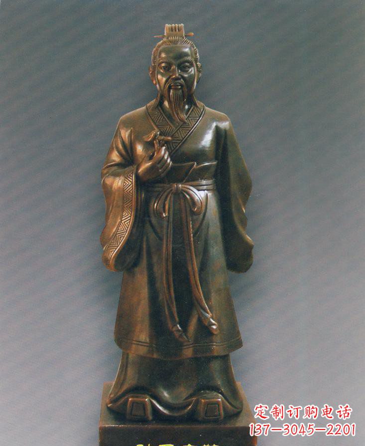 益阳扁鹊仿铜人物雕塑-独特的玻璃钢雕刻