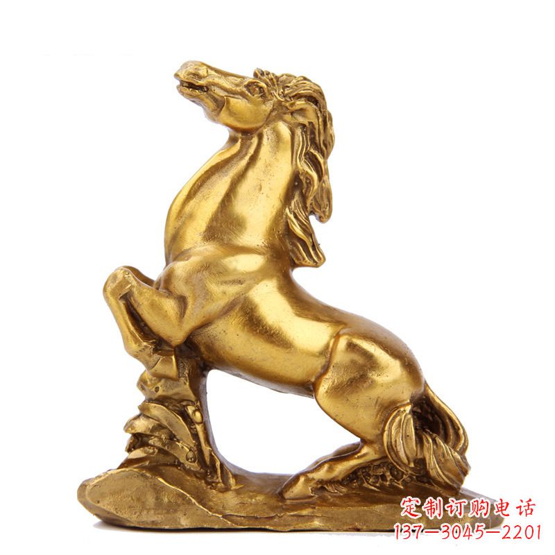 益阳精致铸铜马雕塑,古典微雕叠置美感