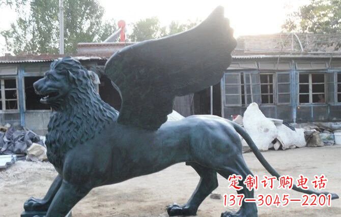 益阳马可飞狮雕塑,完美展现古典风采