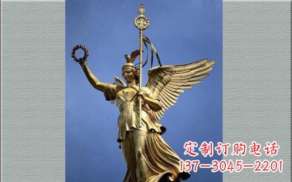 益阳优雅的胜利女神铜雕