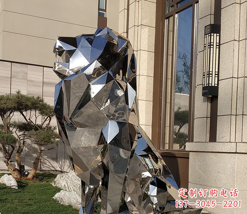 益阳历史荣耀:狮子雕塑门口摆件