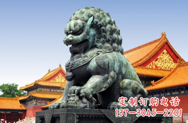 益阳贵族气派,古典青铜狮子雕塑