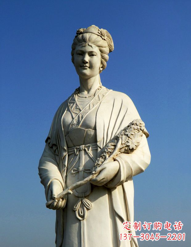 益阳领雕塑:精致雕刻,体现经典美女雕像