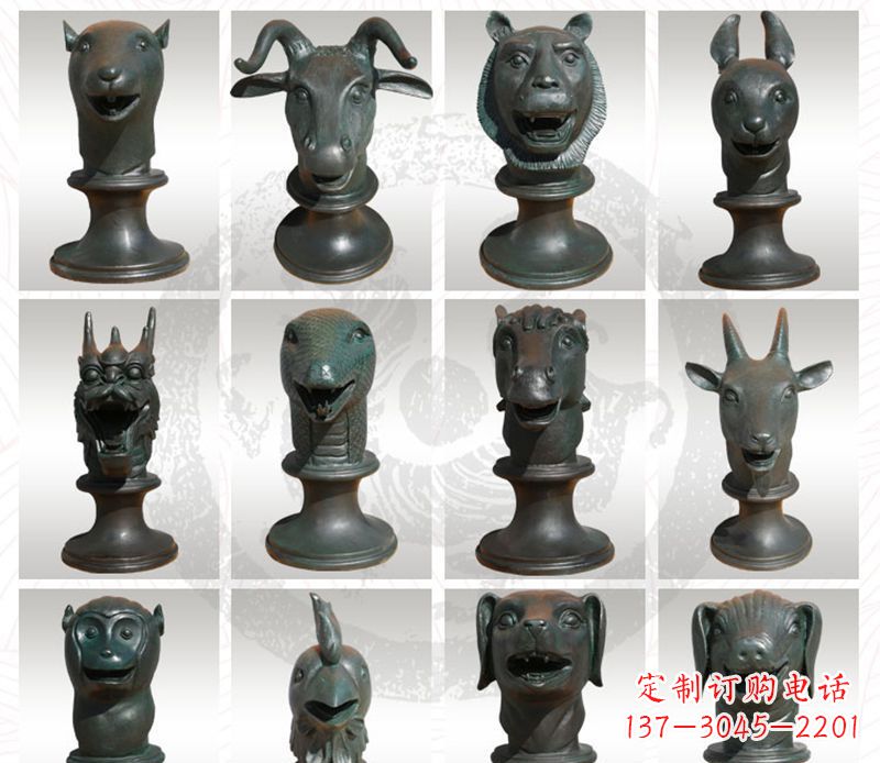 益阳限量版十二生肖铜雕塑