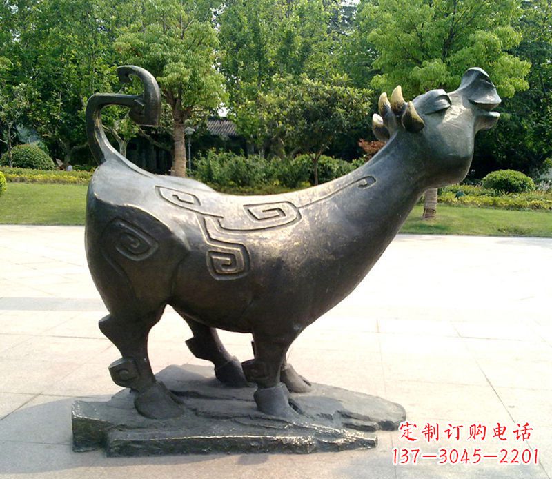 益阳十二生肖铜雕塑,中领领先一步
