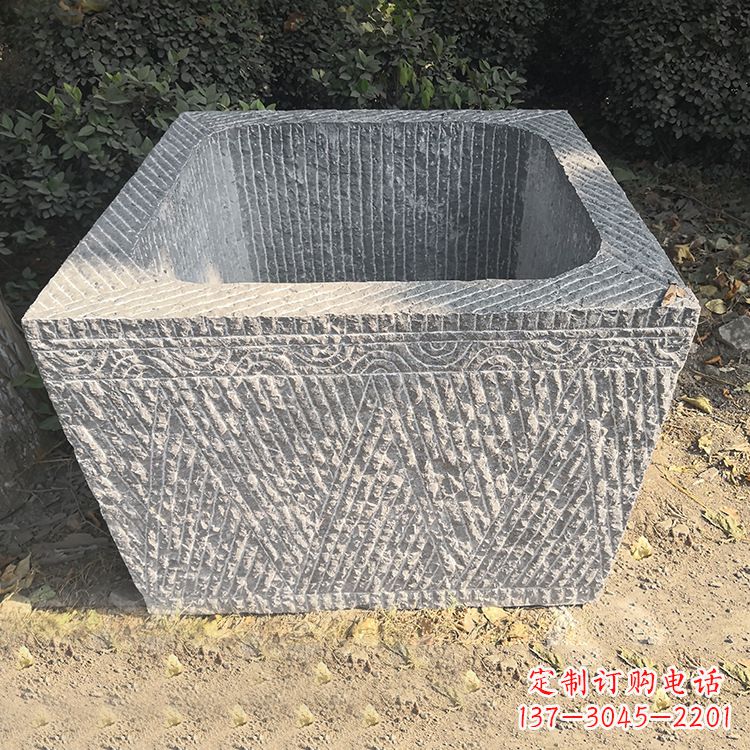 益阳精致石雕水槽,融合精美工艺