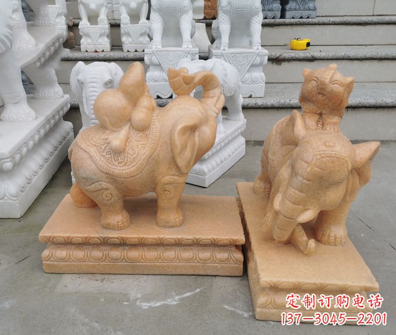 益阳完美还原静谧大象雕塑