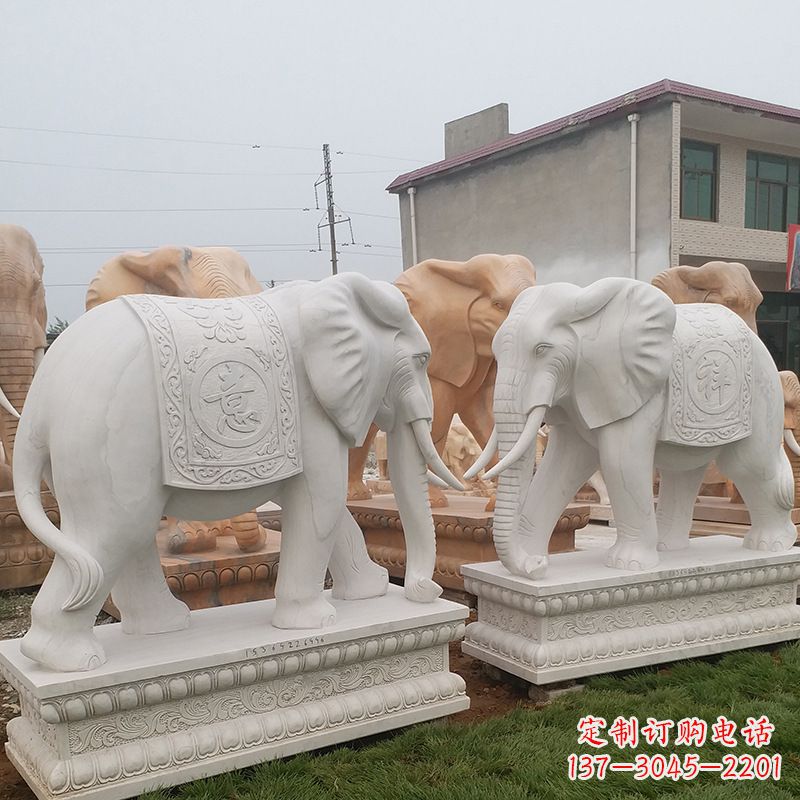 益阳精美大象雕塑,让你镇宅更加靓丽