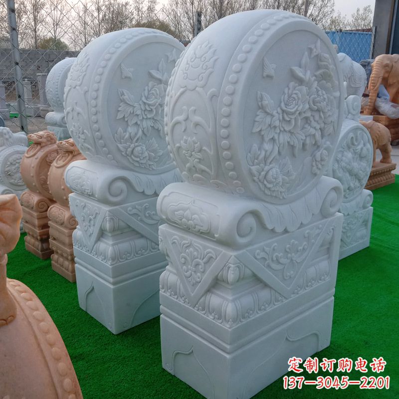 益阳石雕方柱门墩