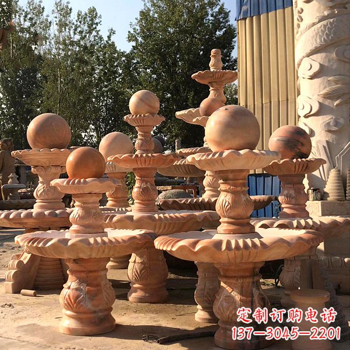 益阳石雕风水球