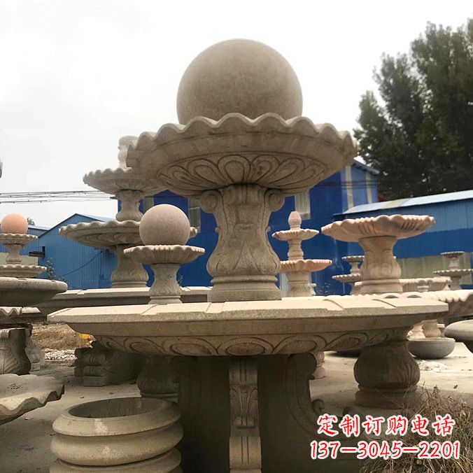 益阳石雕风水球雕塑