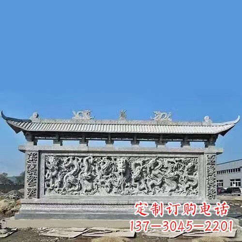 益阳石雕浮雕影壁塑——高雅时尚的室内艺术装饰