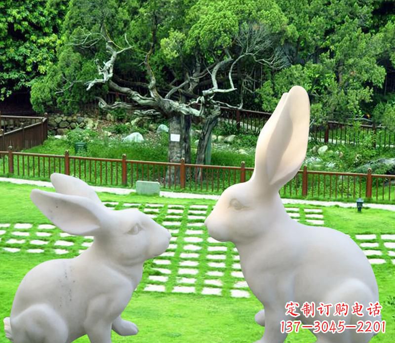 益阳中领雕塑定制独特的兔子雕塑